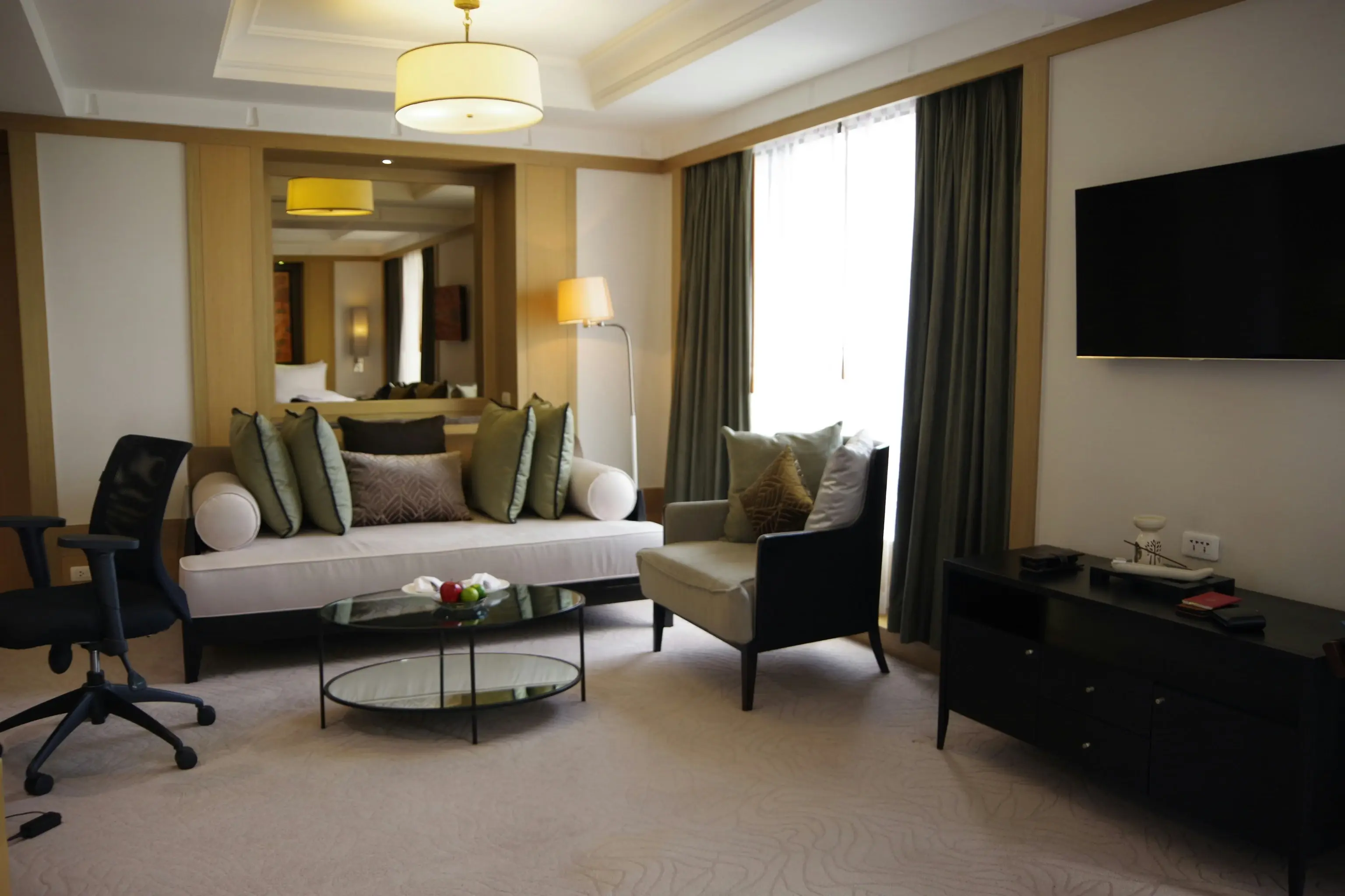 Grand Suite · sea-facing terrace, lounge, freestanding bath